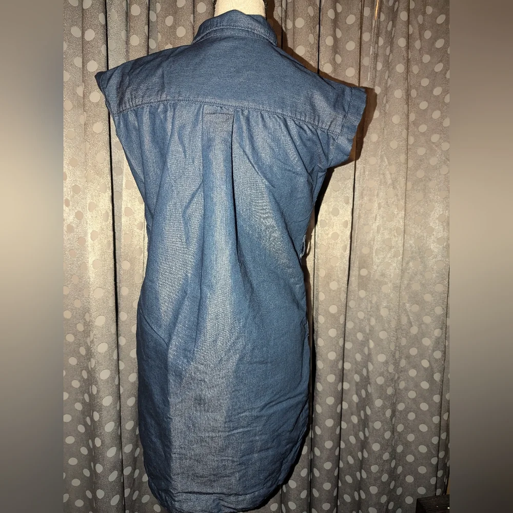 CALVIN KLEIN Jeans Kid's Button-Up Shirt Dress L 12/14